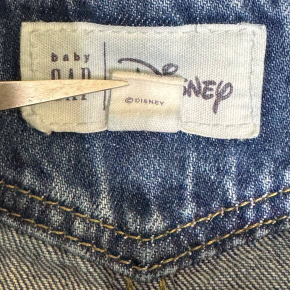 GAP Disney Girl’s Minnie Mouse Denim Overalls #780175 Toddler Child Size 5 - Picture 11 of 15